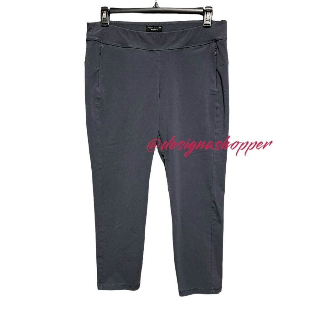Susan Graver Weekend Gray Stretch Capri Pants Size LP